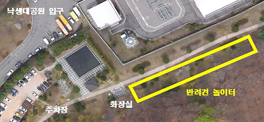 농업기술센터-성남시 낙생대 근린공원 내 반려견 놀이터 위치도880.jpg